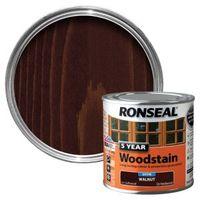 ronseal walnut high satin sheen wood stain 250ml