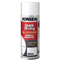 Ronseal One Coat White Primer & Undercoat 400ml