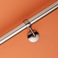 rothley brushed stainless steel handrail l12m