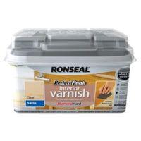 Ronseal Perfect Finish Clear Satin Interior Varnish 750ml