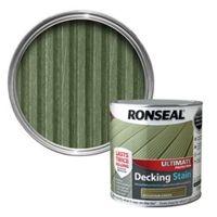 ronseal ultimate mountain green matt decking stain 25l