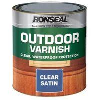 Ronseal Satin Outdoor Varnish 2.5L