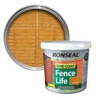 Ronseal Harvest Gold Matt Shed & Fence Stain 5L