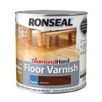 Ronseal Diamond Walnut Satin Floor Varnish 2.5L