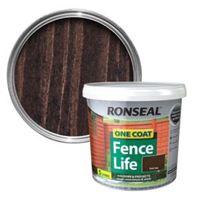 Ronseal Dark Oak Matt Shed & Fence Stain 5L