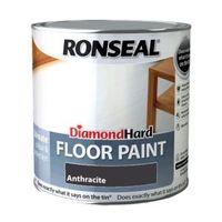 ronseal diamond anthracite satin floor paint 25l