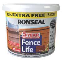 Ronseal Red Cedar Opaque Matt Fence Treatment 12L