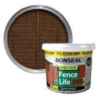 Ronseal Medium Oak Matt Shed & Fence Stain 12L