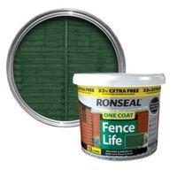 ronseal forest green matt shed fence stain 12l