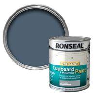 ronseal cobalt grey gloss cupboard paint 750 ml