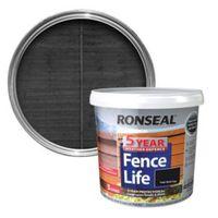 Ronseal Tudor Black Oak Matt Shed & Fence Stain 9L