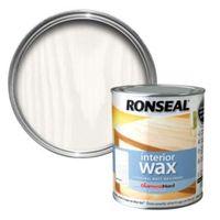 Ronseal Interior Diamond Hard White Ash Matt Wood Wax 750ml
