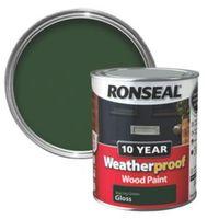 ronseal racing green gloss wood paint 750ml