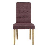 Roma Fabric High Back Dining Chair