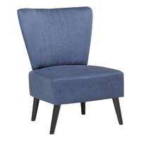 Roma Fabric Chair Luxury Blue