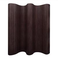 room divider bamboo dark brown