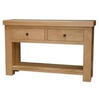 rondeau oak console table