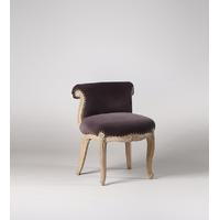 rouen stool in dark grape