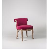 Rouen stool in raspberry pink