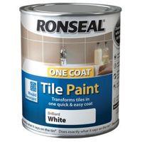 Ronseal Tile Paints White Gloss Tile Paint 750ml