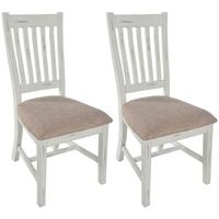 rovico furbeck slatted back dining chair pair