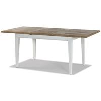 rovico walworth white brush extending dining table