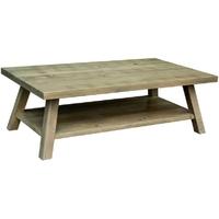 rovico rustico pine 1 shelf coffee table