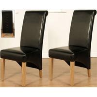 Rocco Dining Chair - Black (Pair)