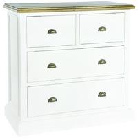 rovico walworth white brush 2 over 2 chest of drawer