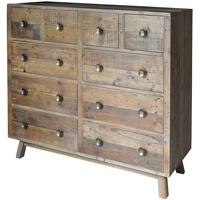 Rovico Rustico Pine Wide 4 Over 6 Chest of Drawer