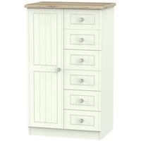 Rome Bordeaux Oak with Porcelain Ash Children Wardrobe