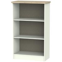 Rome Porcelain Ash Bookcase - 2 Shelves