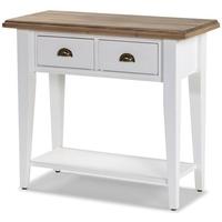 Rovico Walworth White Brush Small Console Table