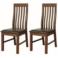 roscrea slat back dining chair pair