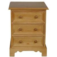 Rossendale Pine Bedside Cabinet - 3 Drawers