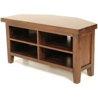 Roscrea TV Unit - Corner 2 Shelves