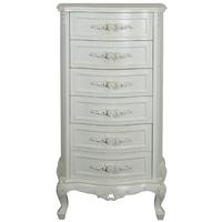 Rose Chest of Drawer - Tallboy 6 Drawers