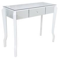 rockford console table with drawer mirror