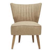 Rosie Wing Back Cocktail Chair, Oatmeal