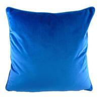 Royal Velvet 43x43cm Cushion, Azure