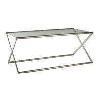 roma coffee table silver