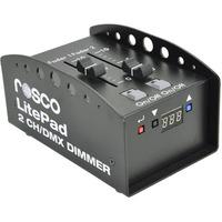 rosco litepad 2 channeldmx dimmer