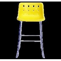 Robin Day Polo Skid Bar Stool - Yellow