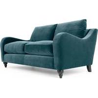 Rosamund 2 Seater Sofa, Ocean Blue Velvet