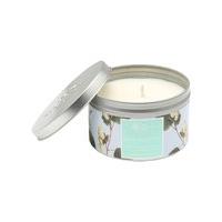 Royal Horticultural Society Wax Lyrical fragrance scented candle tin - Duck Egg