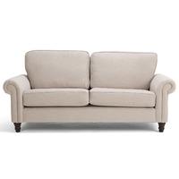 Roxy 3 Seater Fabric Sofa Mink