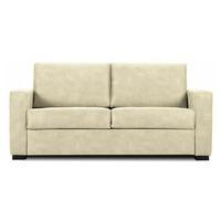 Roma Leather 2 Seater Sofabed Cream