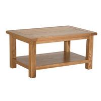 Rosebery Solid Oak 1 Shelf Coffee Table