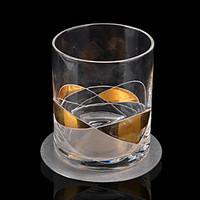 Round Stainless Steel Coasters Cup Mat Heat Resistant Table Wine Bar Tools 1Pcs