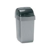 Roll Top Bin (10 Litre) Composite Plastic (Metallic)